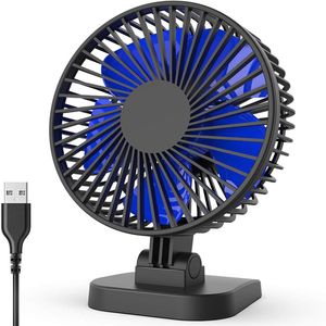 USB Gadgets Desk Fan Small, но мощный тихий портативный настольный офис Таблица 40 ° Регулировка для лучшего охлаждения
