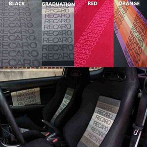 Tüm Renk JDM Recaro Kumaş Koltuk Kapağı Tavan Kapı Kapı Paneli Bezi 1MX1.6M H220428