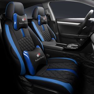 Оригинальный дизайн, специальные чехлы на автомобильные сиденья для Honda Civic 11-го поколения. Идеальная защита подушки сиденья. Кожаная строчка из искусственной кожи. Внутренние аксессуары.