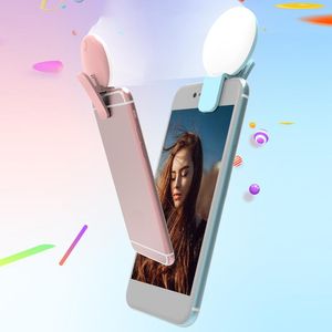 Telefon selfie led ring flaş ışık taşınabilir evrensel lamba parlak klip lamba kamera fotoğrafçılığı video spot ışığı
