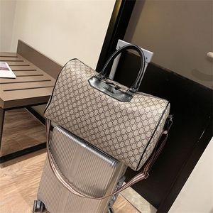 Çantalar ABD Wanghong seyahat biniş çantası kadın büyük kapasiteli erkek tek omuz çantası Outlet Online Satış