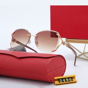 Kadınlar için Lüks Tasarımcı Güneş Gözlüğü Fox Sunglass Moda Polarize UV Koruma Marka Gözlük Kadın Gözlüğü Wrap Driving Fox Gözlükler Carti Occhiali da sole