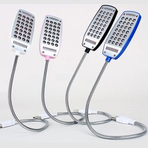 1Pcs 28LED reading lamp USB Gadgets Book light Ultra Bright Flexible 4 Colors for Laptop Notebook PC Computer