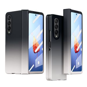 Градиентные шарнирные чехлы для Samsung Galaxy Z Fold 4 5 -кратный 2 -кратный 3 -кратный 3 -кратный 5 -кратный стекло