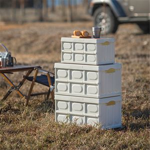 30L / 55L PP Складная коробка для хранения складной картон пластиковый или деревянный чехол для покрытия CARTER BIN TOYS Организатор Автомобильный контейнер Stateable