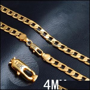 Kolye Kolye kolyeler takılar yüksek kaliteli rekabetçi fiyat toptan 18k altın kolye moda kişilik kolye 4mm gemi no1 d
