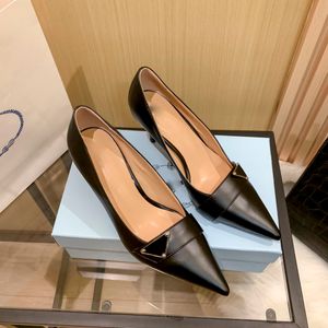Ladies Luxury Designer Dester Dress High Heels обувь металлическое треугольник