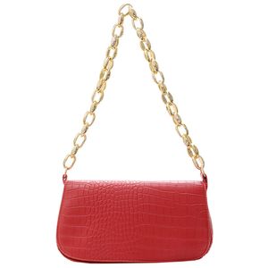 HBP Kore versiyonu düz renk moda omuz çantası yabancı retro rahat zincir el çantası kadın minimalist messenger çanta
