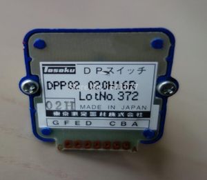 Japão TOSOKU Interruptor Rotativo DPP02 020H16R 02H Rotary Interruptor Codificador Japão interruptores rotativos CNC torno máquina de tornear ferramenta