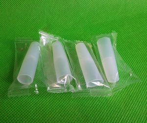 Bireysel olarak paketleme silikon ucu sigara içme aksesuarları test ağızlık kapağı su pipeshookah