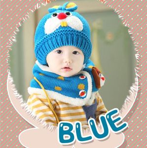 Kış Tavşan Kulak bere Çocuk Bebek Şapka Güzel Bebek Yürüyor Kız Erkek Kasketleri Kap Sıcak Bebek Şapka + Kapşonlu Örme Eşarp Set Kış Kulaklığı Caps