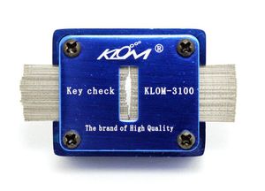 Original KLOM 3100 Key Check Keyway Check Auto Locksmith Tools Checker Lock Pick Set Lockpick Key Measure Machine212S