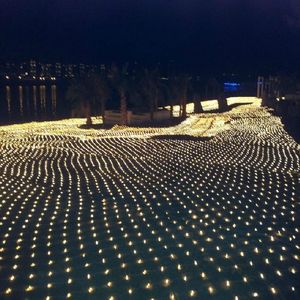 LED extra grande luzes líquidas flash lâmpadas líquidas luz lâmpada impermeável lâmpada 10m * 8m Natal casamento festival decorativo luzes