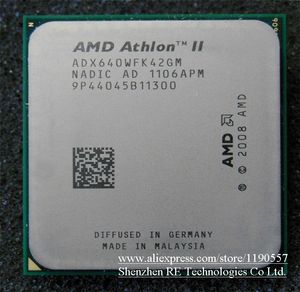 Процессор AMD Athlon II X4 640 (3,0 ГГц / 2 МБ / Socket AM3), четырехъядерный процессор, разбросанный по частям