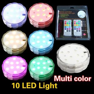 3AAA Battery Operated Lanterns Lighting Decoration IR Remote Controlled 10 Multicolors SMD Vase Light Submersible Led Waterproof Floralyte Light