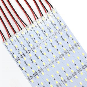 5630 SMD 72 LED 100 cm LED Sert Şeritler Gece Pazarı Takı Sayacı Vitrin Alüminyum Lambası Için Işıkları