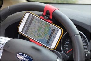 Evrensel Araba Streeling Direksiyon Beşiği Tutucu Akıllı Klip Araba Bisiklet Montaj Mobil iPhone Samsung Cep Telefonu GPS + Perakende Kutusu US03