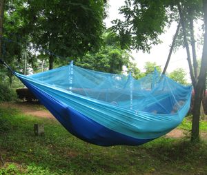 Outdoor Furniture General Use military hammocks portable hammock hanging bed hammock swing chair double parachute hammock with mosquito net