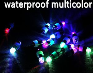 Waterpoof Mini LED Işık Parti Kağıt Balon Balon Dalgıç LED Işıklar Lamba Çiçek Düğün Vazoları Kase Dekorasyonu Noel Dekor Hediye