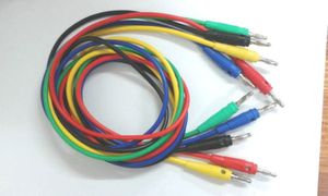 5pcs мягкого силикона напряжения 4 мм банан штекер кабель для связывания разъем
