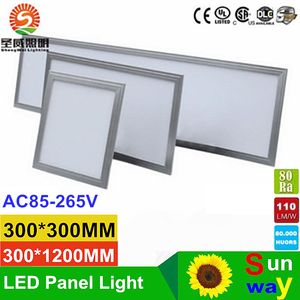 Ultradünne LED-Panel-Leuchte, 300 x 300, 600 x 600, 300 x 1200, 600 x 1200 mm, 24 W, 36 W, 48 W, 54 W, 80 W, für Küche, Badezimmer, LED-Deckenpaneel-Leuchten, AC 110–240 V