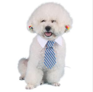 20 tasarımlar ayarlanabilir pet yaka kravat festivali dekorasyon pet yaylar kravat moda şerit tasarım düğün çocuk kravatlar köpek ked ...