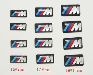 100 pçs Tec Sport Wheel Badge 3D Emblema Sticker Decals Logo Para BMW M Series M1 M3 M5 M6 X1 X3 X5 X6 E34 E36 E6 Adesivos de estilo de carro