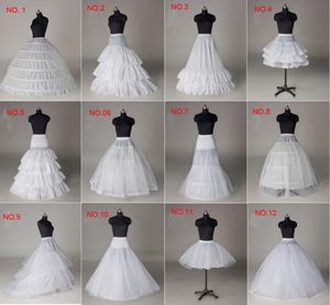 In Stock Hoops Ball Gown Bridal Petticoat Bone Full Crinoline Petticoat Wedding Skirt Slip New