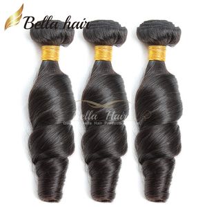 9A Funmi Virgin Peruvian Hair Waby Waby Wave Natural Black Human Extension Openceed Weft 3pcs Full Head Fashion Стиль