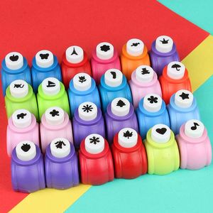 Mini 10pcs Scrapbook Punches Handmade Cutter Card Craft Calico Printing DIY Flower Paper Craft Punch Hole Puncher Shape Free Shipping