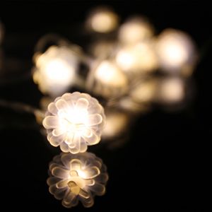 Plastik LED Çam kozalağı Işıklar 5V pil Sıcak beyaz ev, doğum günü, düğün, yılbaşı Dekorasyon ameliyat