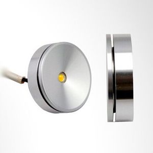 AC85-265V 3W теплый холодный белый мини размер 38 мм с регулируемой яркостью LED свет шкафа шайба кухня дисплей счетчик витрина точечный светильник