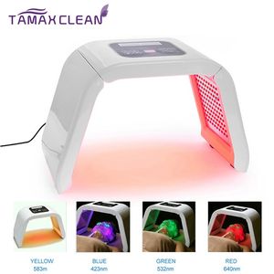 LM004 MOQ 1PC 4 Light LED Máscara Facial PDT Light Para Terapia Da Pele Máquina de Beleza Para Rejuvenescimento Da Pele Do Rosto equipamento de salão de beleza