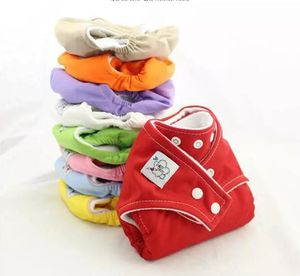 9 cores reutilizável infantil do bebê Fralda Fraldas de pano macio capas laváveis ​​Tamanho livre ajustáveis ​​Fraldas Inverno Verão Versão