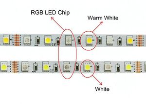 Striscia LED 50M 5050 RGBW RGBWW Non impermeabile alta luminosità RGB + Striscia flessibile LED bianca / bianca calda DC 12V 60 LED / M