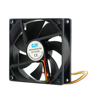 CHAOJINGYIN CJY 12V 3 Pin 9cm 90 x 25mm 90mm CPU Dissipatori di Calore Ventola di Raffreddamento Ventola di Raffreddamento DC 65 CFM est