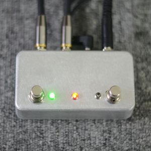 Yeni El Yapımı Aby Gitar Pedal Anahtarı Boxa / B Combiner Footswitch Gerçek Bypass!