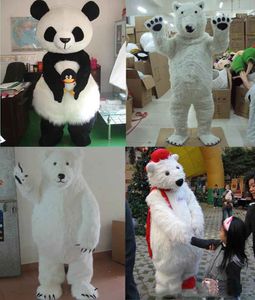 2017 Fabrika Yapımı Güzel Kutup Ayısı Maskot Kostüm Yetişkin Boyutu Hayvan Tema Beyaz Ayı Mascotte Mascota Kıyafet Takım Elbise Fantezi Elbise