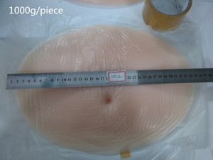 1000-1500g / piece Olhar natural de silicone artificiais falsas grávida barriga frete grátis sendo beleza para unisex com cintas de ombro transparente