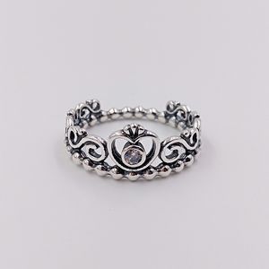 Prenses Tiara Yüzük Otantik 925 Gümüş Yüzüklere Uyuyor Avrupa Pandora Tarzı Takı Andy Jewel 190880cz