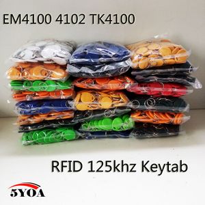 RFID Tag Key Fob Keyfobs Keychain Ring Token 125Khz Proximity ID Card Chip EM 4100/4102 per controllo accessi Presenza
