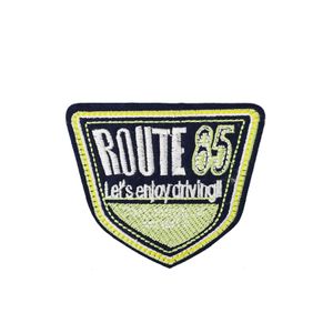 10 Stück Route 85 Abzeichen-Patches für Kleidung, Taschen, zum Aufbügeln, Transfer-Applikations-Patch für Jeans, zum Aufnähen von Stickerei-Abzeichen zum Selbermachen