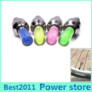 500 pçs Firefly Spoke LED Wheel Valve Cap Pneu Motion Neon Light Lamp Para Bicicleta Carro Motocicleta