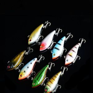 Titreşim yem yem Minnow Fishing Dişli Biyonik Yemler 3D Göz Balık Lures Opp Çanta Paketleme 6G