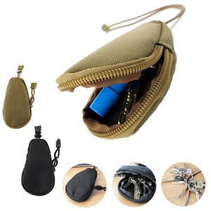 EDC Mini Key Carteiras portáteis Pockets bolsas Bolsa de pesca saco de iscas Linha armazenamento caso Outdoor Camping Key