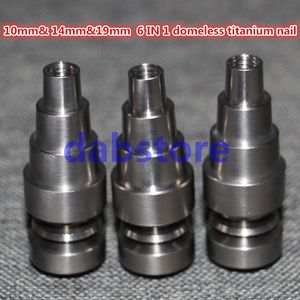 El Aletleri GR2 Domeless Titanyum Tırnak 14mm18mm 6 in 1 Domd-Tırnak V1.2 Kafa Infiniti Hybrid 20mm Dilik