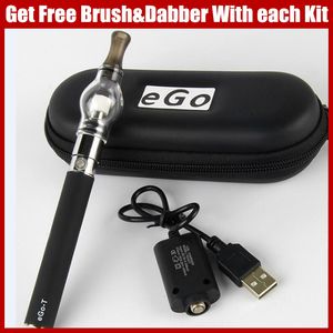 Dab Pens Buharlaştırıcı kuru bitki ecigarette kiti cam küre bitkisel buharlaştırıcılar ego-t balmumu vape kalemi 650mah 900mAh 1100mah ego ecig piller VAPER