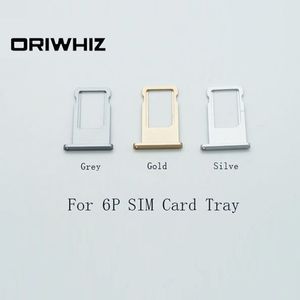 Real Photos Высококачественный лоток для SIM-карты для iPhone 6Plus 6 Plus Серый Золотой Серебристый Доступный цвет Заказ смешивания Принять