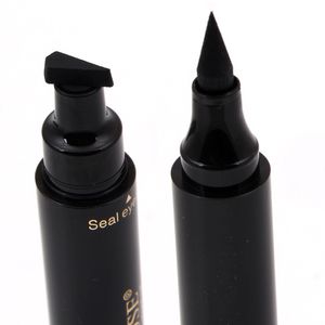 Özledim Gül marka makyaj sıvı eyeliner kalem hızlı kuru su geçirmez göz kalemi siyah renk ile damga güzellik göz kalem