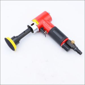 free shipping 1 inch 90 degree small pneumatic polisher straight centricity grinding machine air sanding tool longer spindle eccentric model